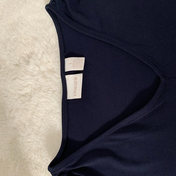 Chico’s Front Tie Blouse - Picture 2 of 5